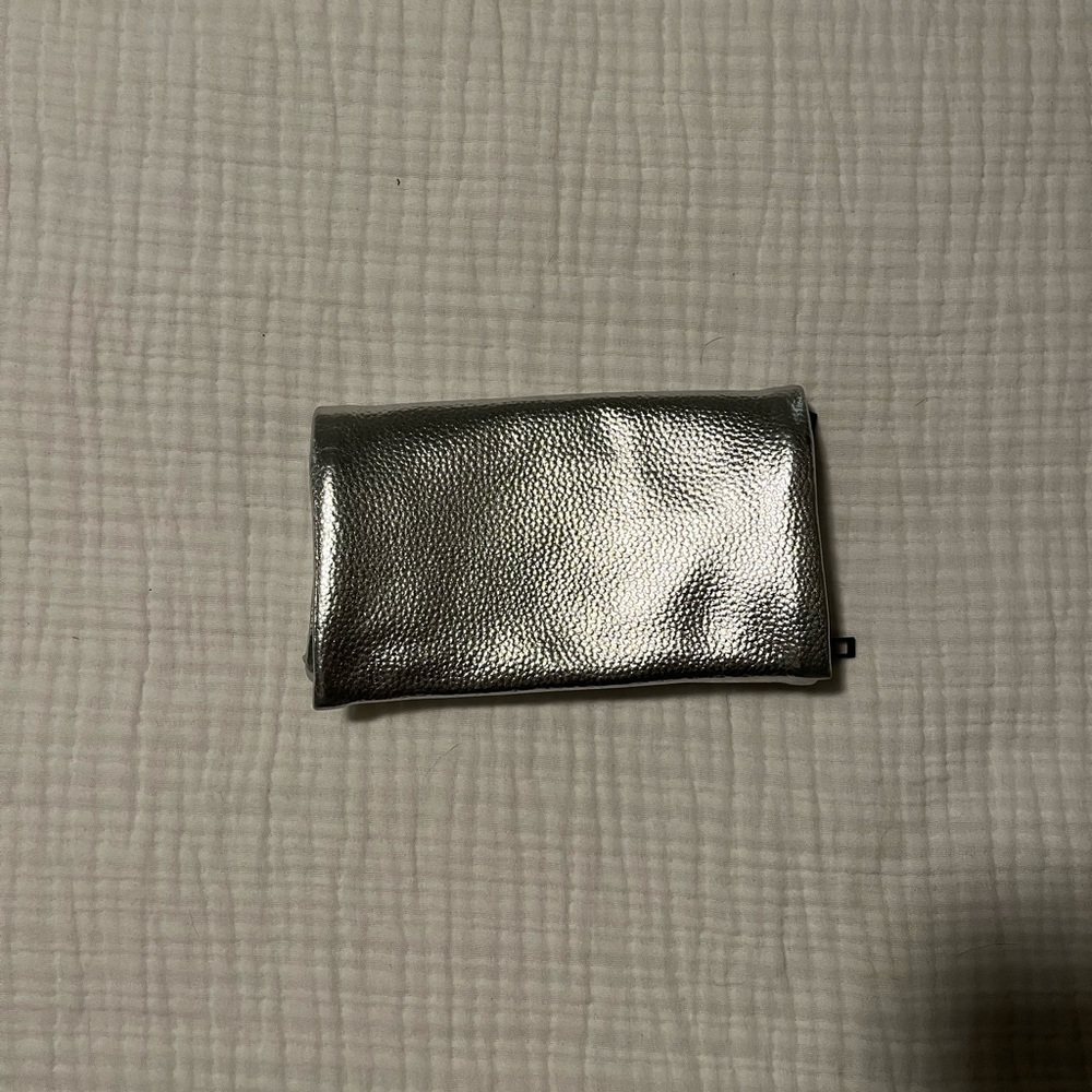 Silver Metallic Clutch